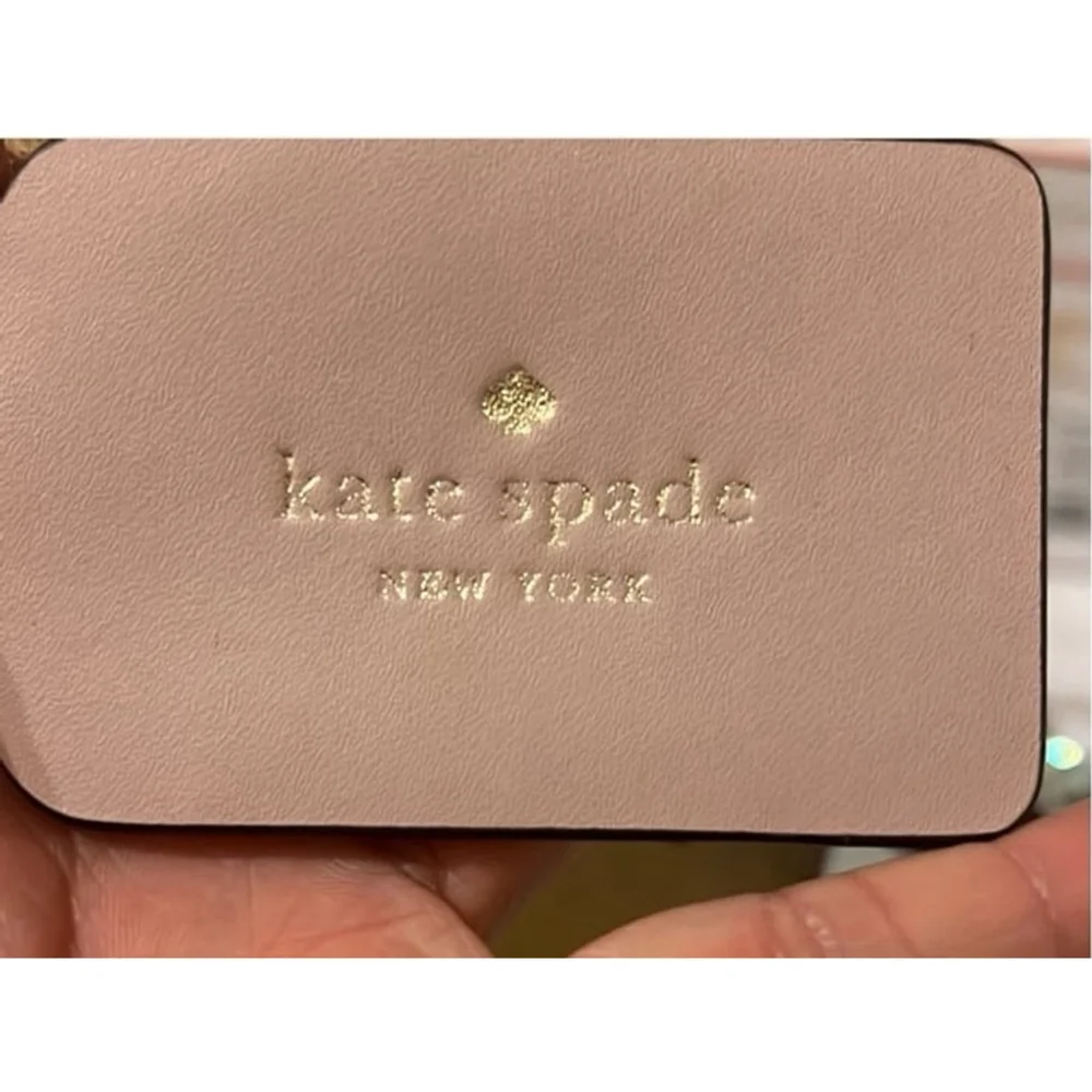 Kate Spade Wrapping Party Gift Box Present Gold rose crossbody bag